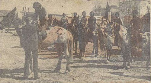 De Rocamadour au Parc Chanot, 600 kilom�tres � cheval - le Proven�al du 20 avril 1975